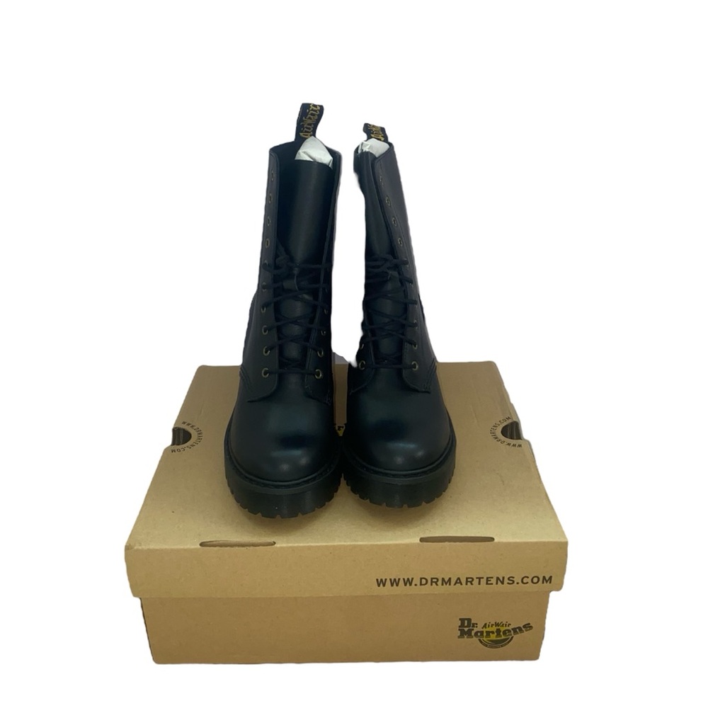 Dr. Martens Black Heeled Boots for Women - Picture 2 of 8